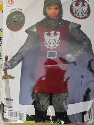 Disfraz niño caballero medieval, guerrero