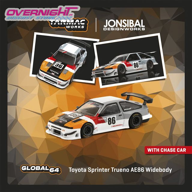 Tarmac Works Toyota Sprinter Trueno AE86 Widebody 