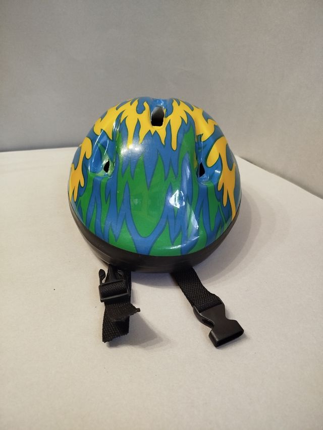 Casco bici bimbo fiamme