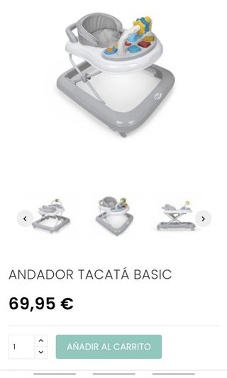 Andador bebé Tacata