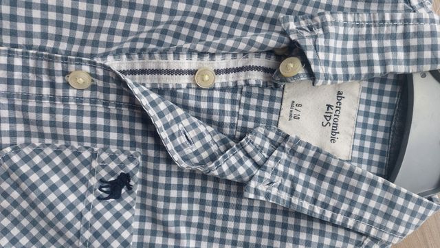 Camisa Abercrombie niño cuadros