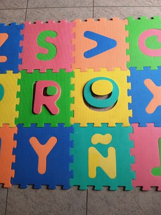 Alfombra Puzle Espuma ABC