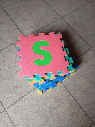 Alfombra Puzle Espuma ABC