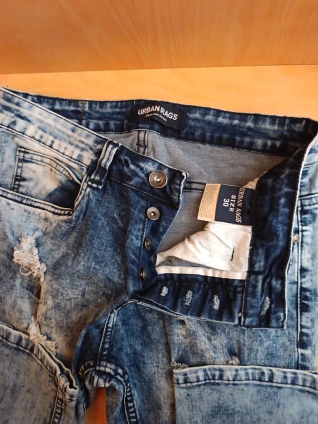 Jeans Urban Rags rotos azules