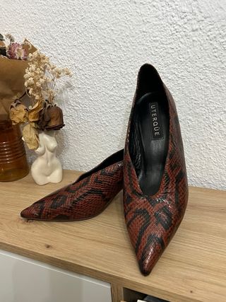 Zapatos uterque piton animalier 
