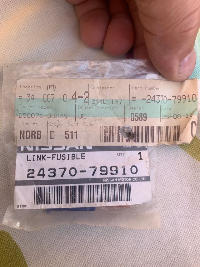 Fusible Original Nissan