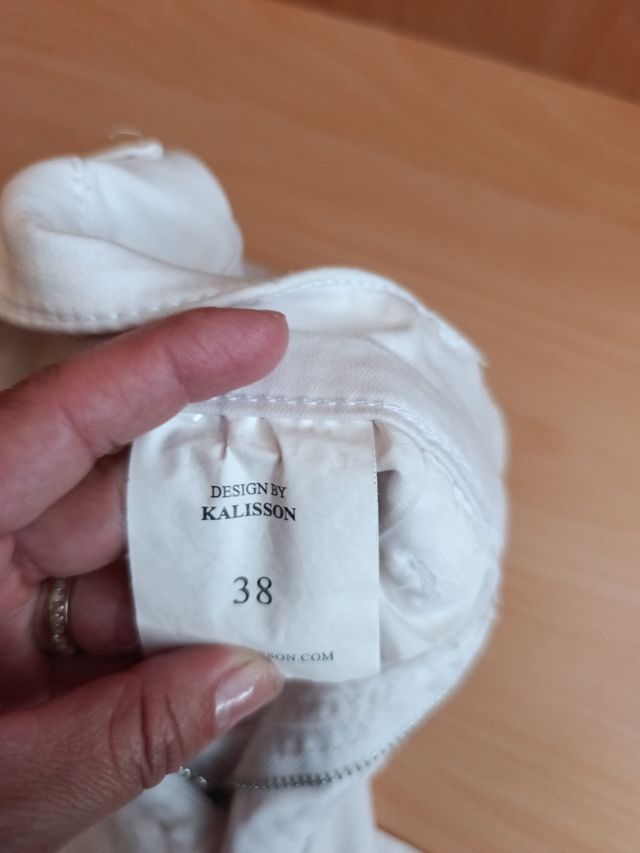 Pantalones blancos KALIBSON