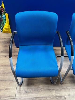 Pack Sillas oficina azul