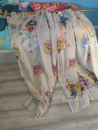 Cortinas infantiles Mickey Mouse