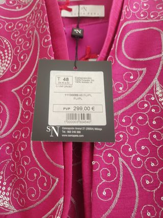Traje chaqueta Sonia Peña - Talla 48
