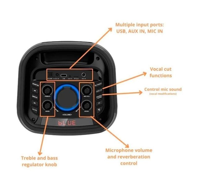 Altavoz Bluetooth Lawson con Luces