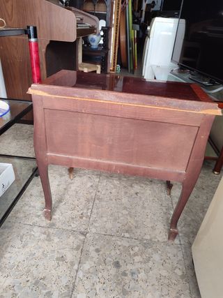 Mesita noche antigua madera