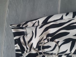 Minifalda cebra Bershka