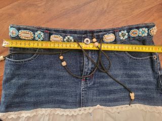 Falda vaquera F&2 con volantes - Talla 4