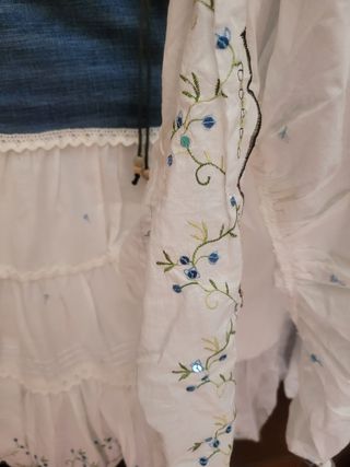 Falda vaquera F&2 con volantes - Talla 4