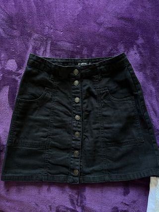 Minifalda tejana negra