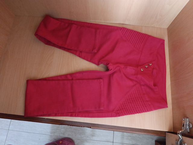Pantalones Rojos Mujer