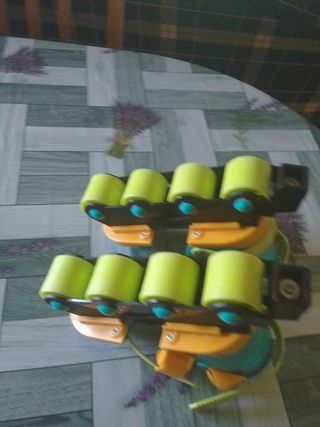 Patines infantiles turquesa