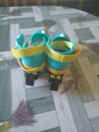 Patines infantiles turquesa