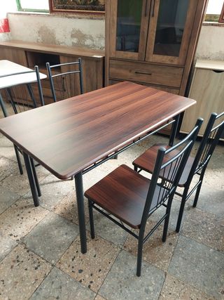 Mesa con sillas económica