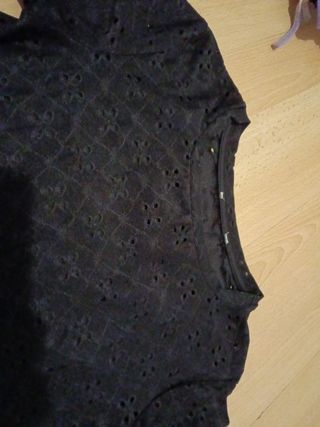Blusa negra niña - Talla 10