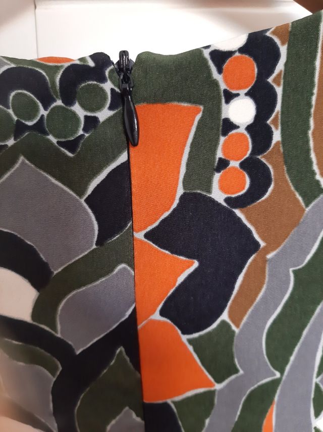 Vestido estampado Zara