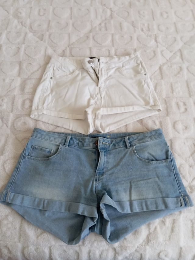 Shorts H&M - 2 pantalones cortos talla 38