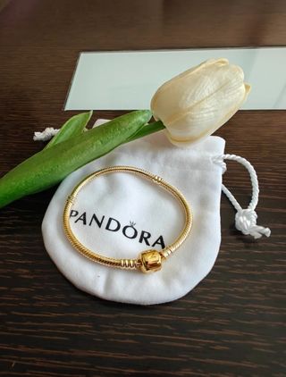 Pulsera dorada 18cm