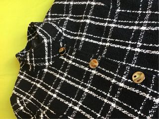 Chaqueta Tweed Blanco&Negro T42