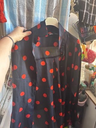 Camisa lunares zara