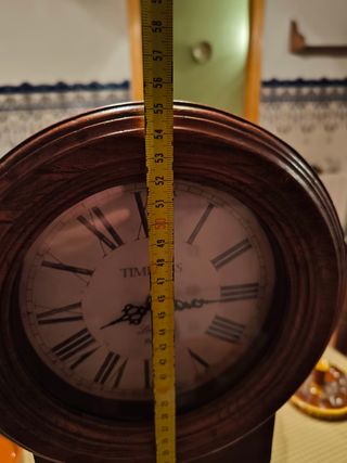 Reloj pared madera estilo clásico