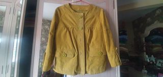 Chaqueta ante Cortefiel mostaza