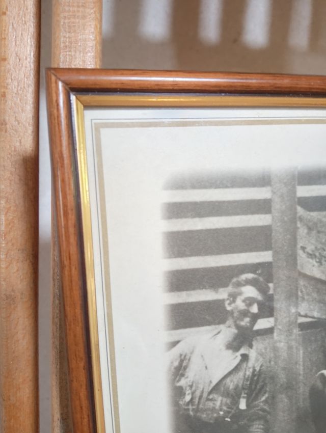 Vecchia stampa bianco e nero Vita in campagna