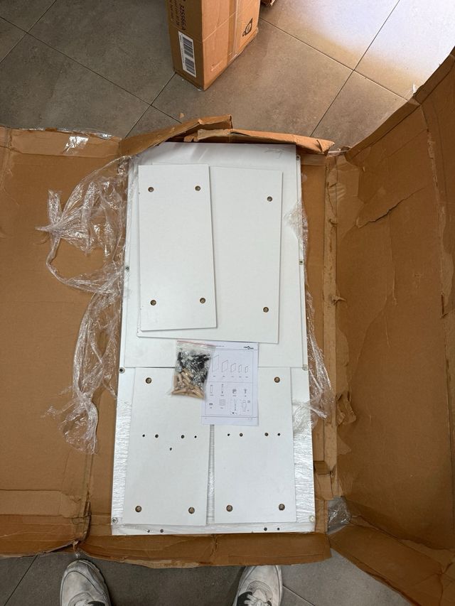 tavolo in compensato 100x50x40 cm