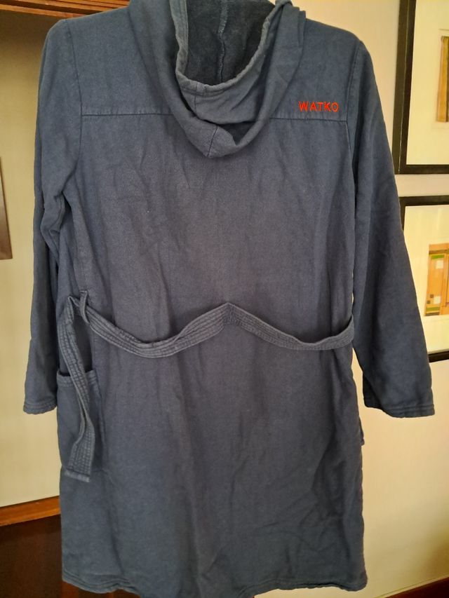 Albornoz niño Decathlon azul - Talla XS