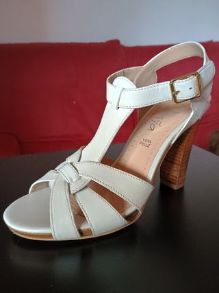 Sandali donna bianchi 