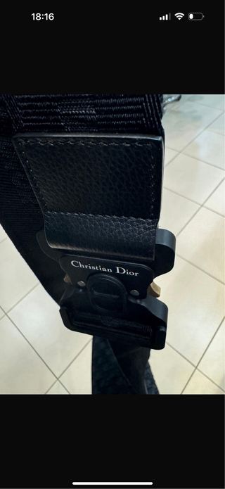 Bolso Dior Saddle - Jacquard Negro