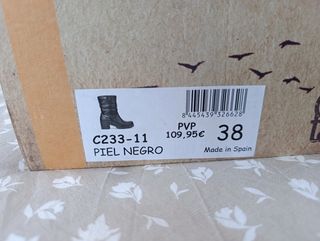 Botas de Mujer de piel. Coronel Tapioca