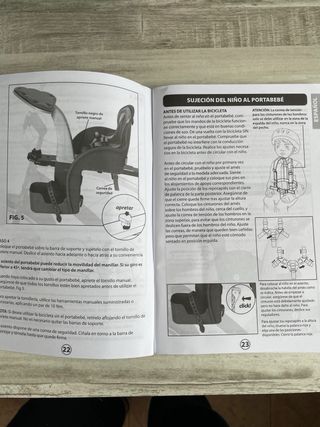 Silla portabebe  weeride para bicicleta