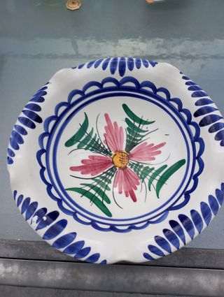 Frutero porcelana azul y blanco