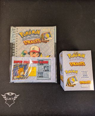 Album e box sealed Pokémon stickers series 1 1999