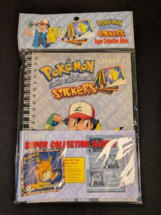 Album e box sealed Pokémon stickers series 1 1999