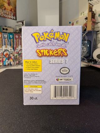Album e box sealed Pokémon stickers series 1 1999