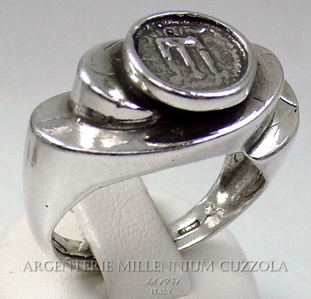 Anelli MoneteArgento925 Tripode Münzring SILBER925