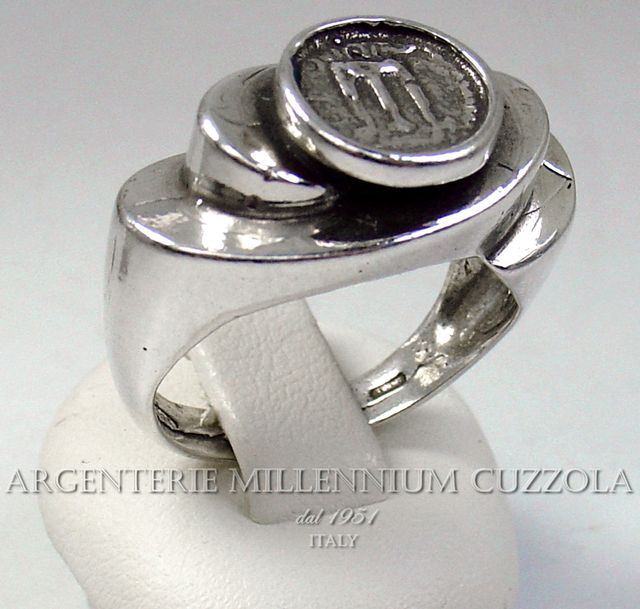 Anelli MoneteArgento925 Tripode Münzring SILBER925