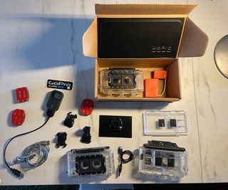 Equipo y carcasa Dual gopro 3D