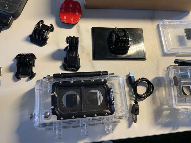 Equipo y carcasa Dual gopro 3D