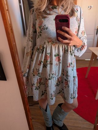 Vestido babydoll flores Springfield