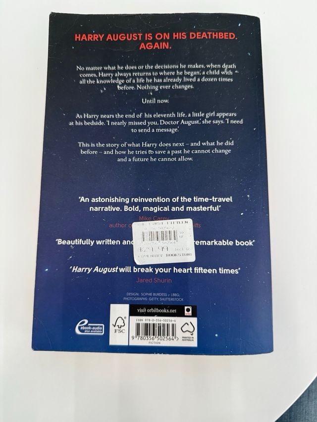 The First Fifteen Lives of Harry August