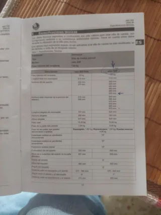 Silla de ruedas plegable